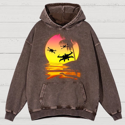Put The Fighter Plane Next To It Vintage Distressed Hoodie