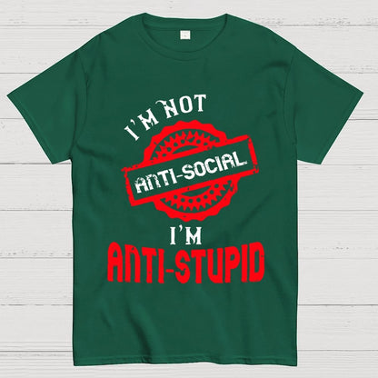 Anti-Stupid Geek T-Shirt