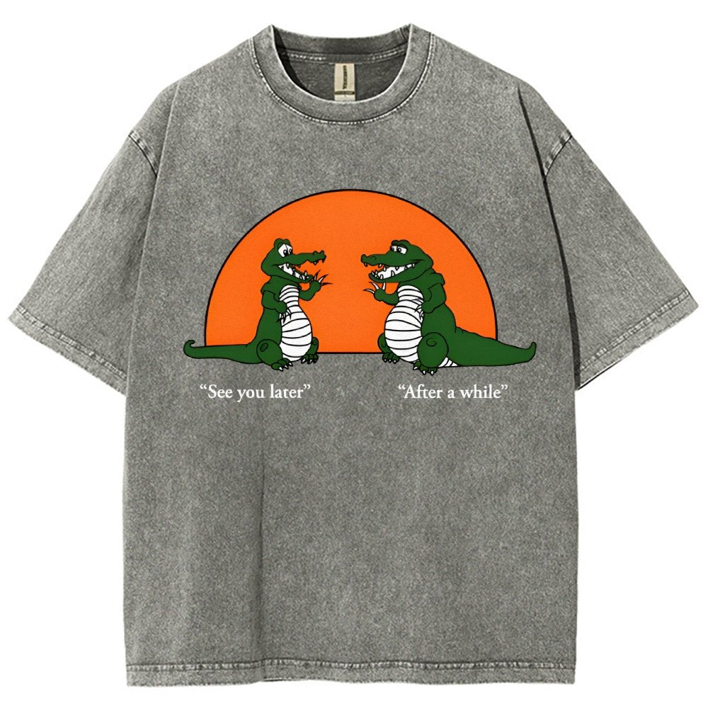 See You Later Alligator Vintage Distressed T-shirt