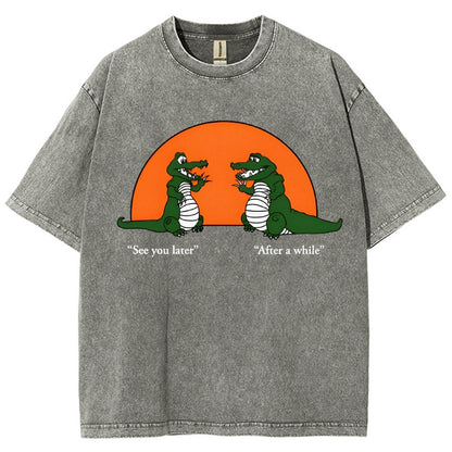 See You Later Alligator Vintage Distressed T-shirt