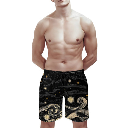 Starry Sky And Night Geek Shorts