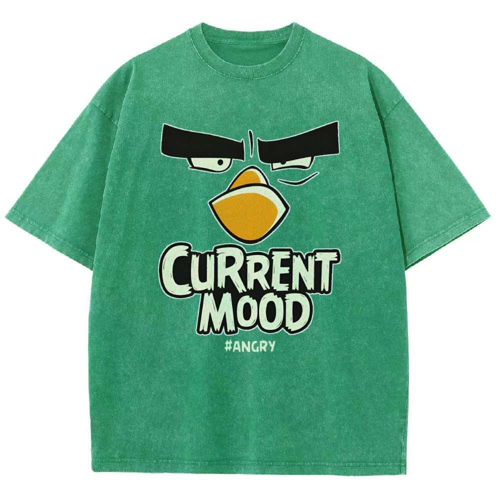 Current Mood Angry Funny Vintage Distressed T-shirt