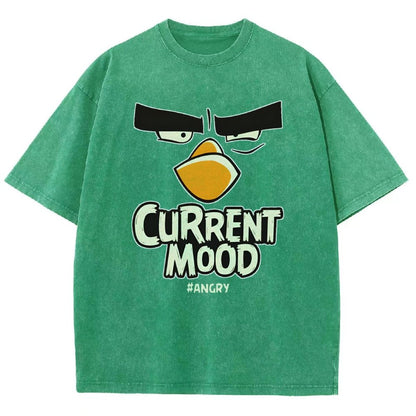 Current Mood Angry Funny Vintage Distressed T-shirt