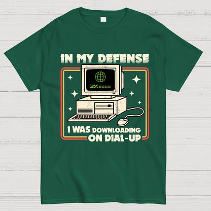 Defense Protocol Dial-Up Geek T-Shirt