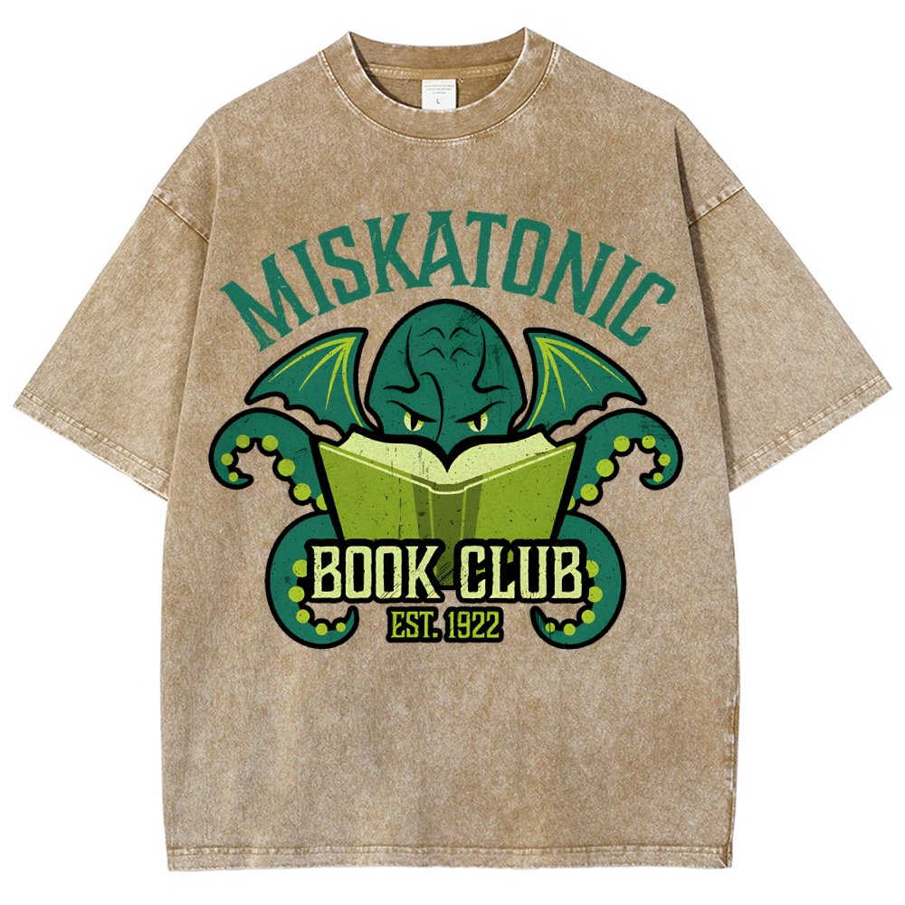 Mystic Book Club Vintage Distressed T-shirt