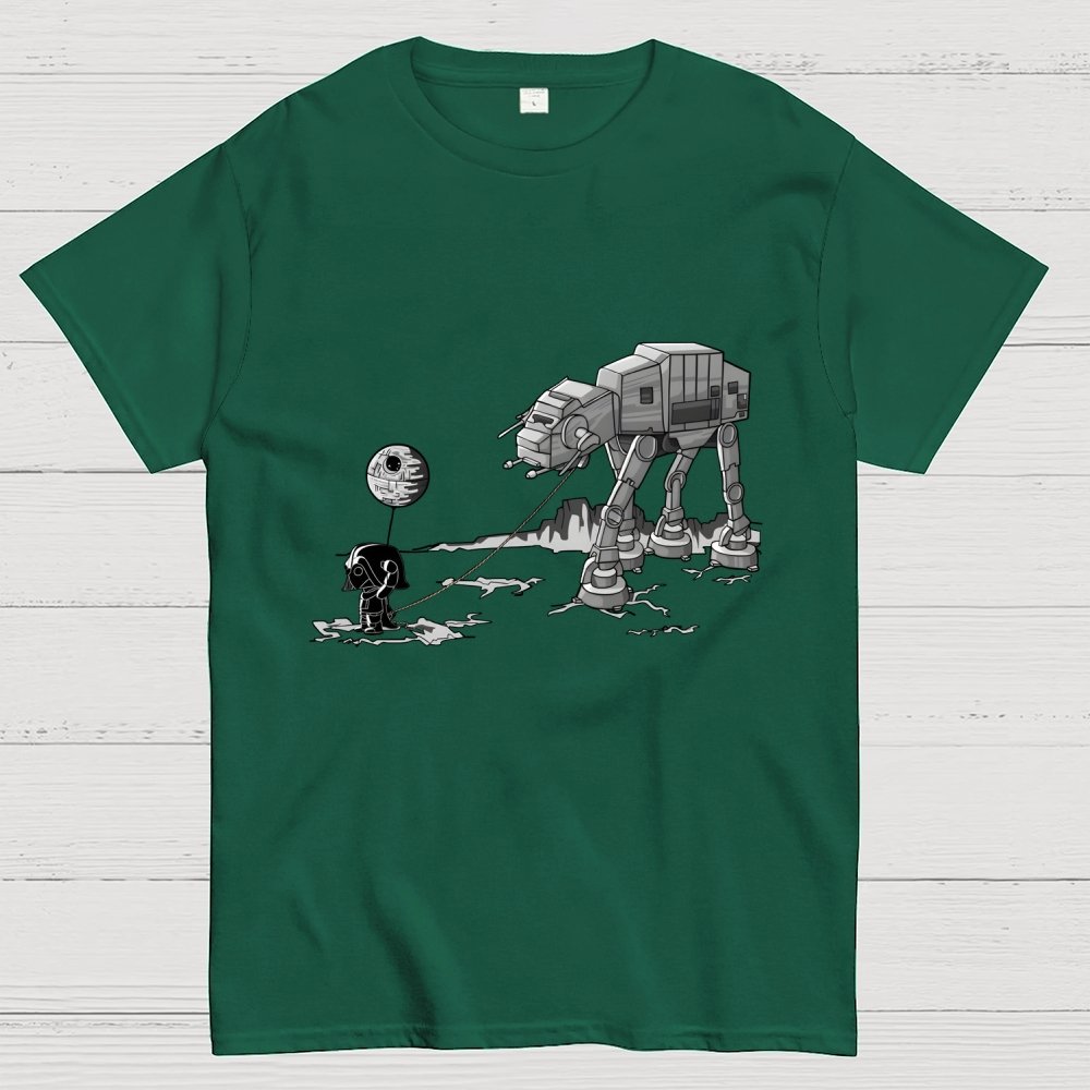 Empire Robot Dog-Planet Battles Geek T-Shirt