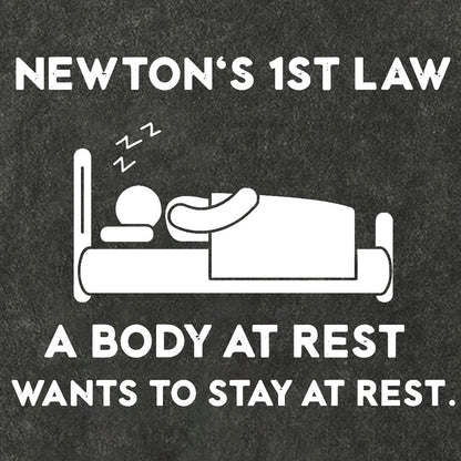 Newton's First Law Vintage Distressed T-shirt