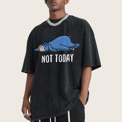 Not Today Vintage Distressed T-shirt