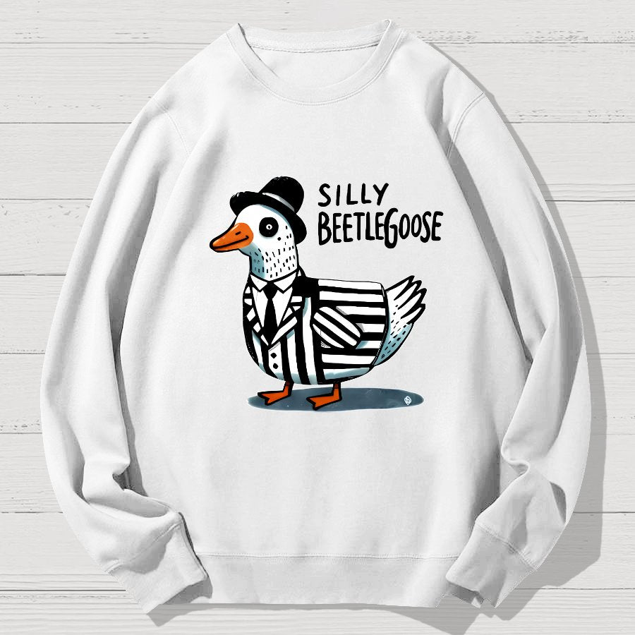 Beetle Goose Cotton Pullover Geek Cotton Sweatshirt