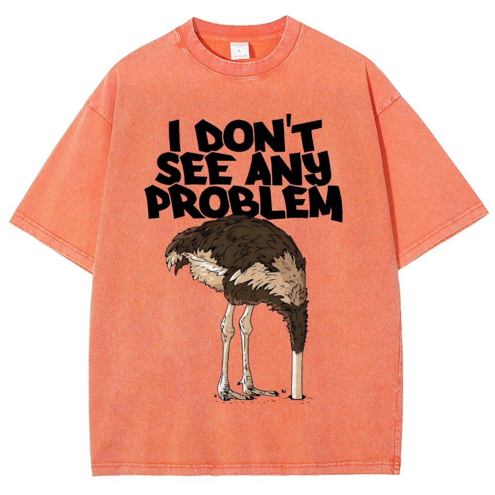 I Don't See Any Problem Vintage Distressed T-shirt