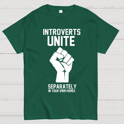 Introverts Unite Nerd Geek T-Shirt