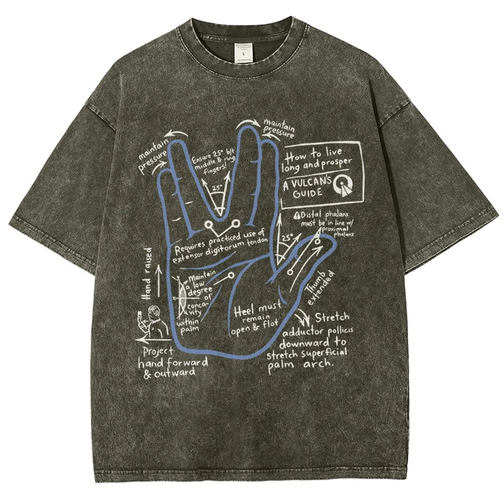 How To Live Well & Thrive Vintage Distressed T-shirt