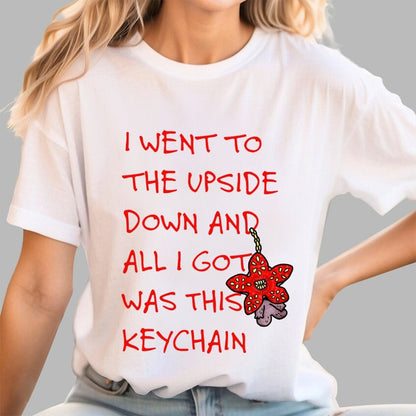 Upside Down Keychain Geek T-Shirt