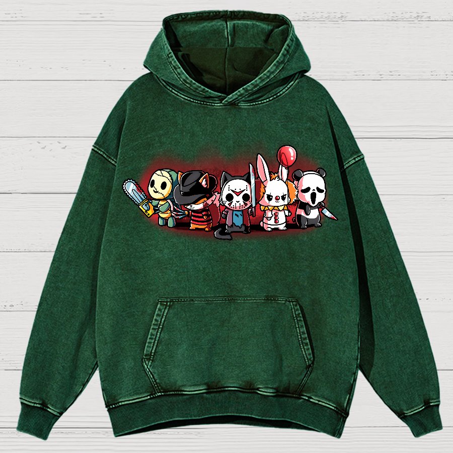 Terrorist Gangs Vintage Distressed Hoodie