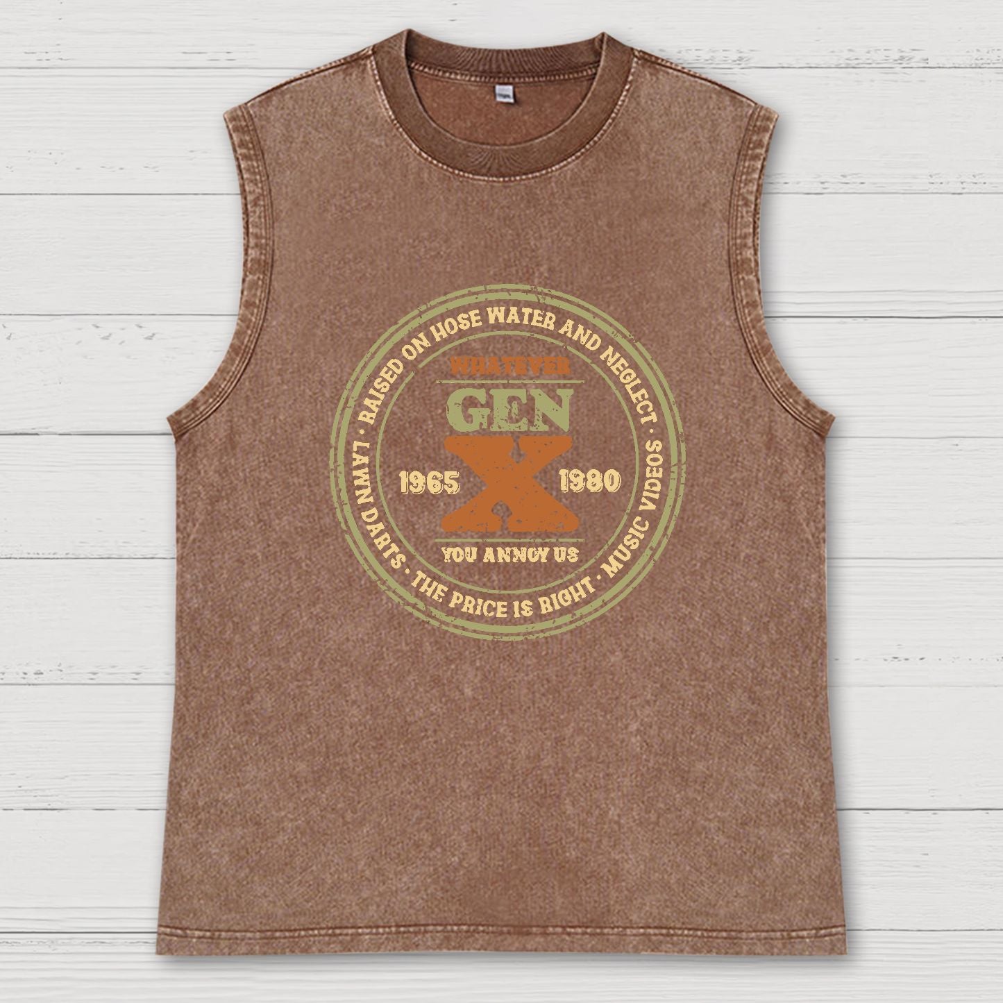 Raised on Hose Water and Neglect Vintage Distressed Washed Tank