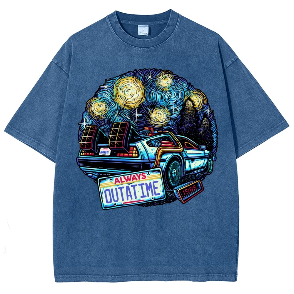 Always Outatime Vintage Distressed T-shirt