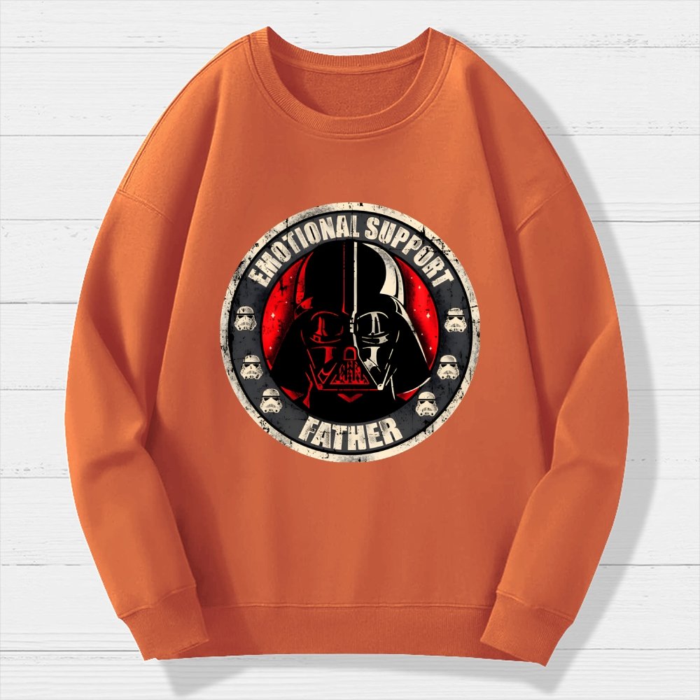 Emotional Support Father Geek Cotton Sweatshirt