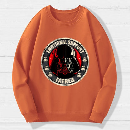 Emotional Support Father Geek Cotton Sweatshirt