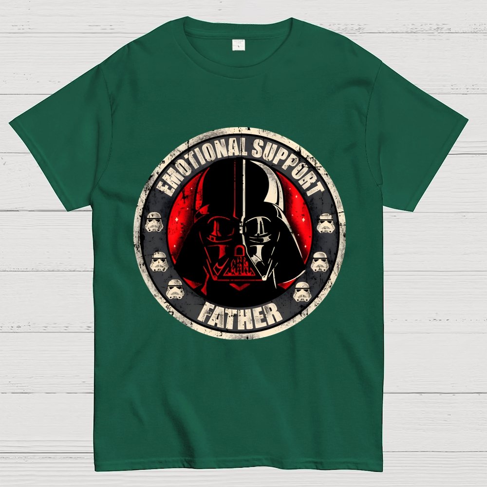 Emotional Support Father Geek T-Shirt
