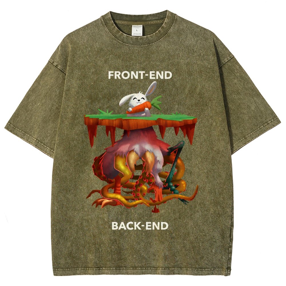 Front-End - Back-End Vintage Distressed T-shirt