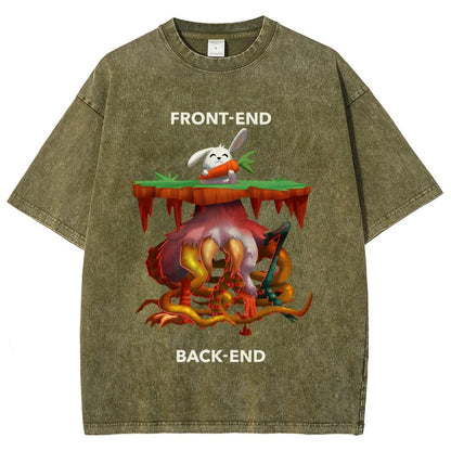 Front-End - Back-End Vintage Distressed T-shirt
