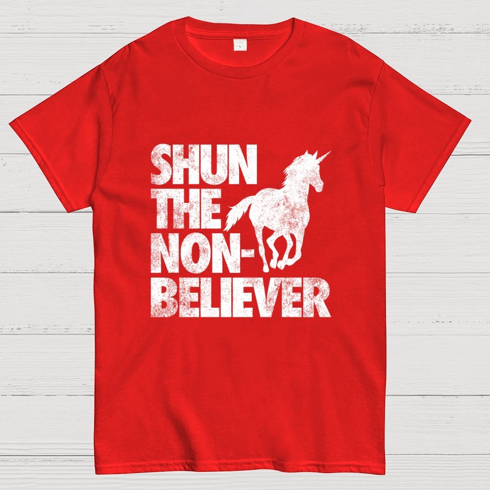 Shun the Non-Believer! Geek T-Shirt