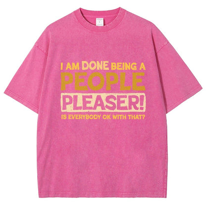 Still A People Pleaser Vintage Distressed T-shirt