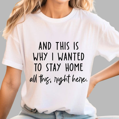 Sarcastic Introvert And This Is Why I Wanted To Stay Home Geek T-Shirt
