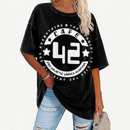 Cafe 42 Vintage Distressed T-shirt