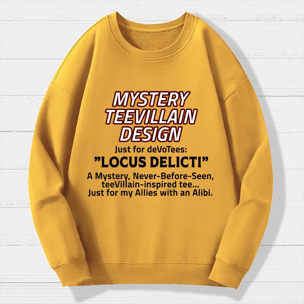Locus Delicti Geek Cotton Sweatshirt
