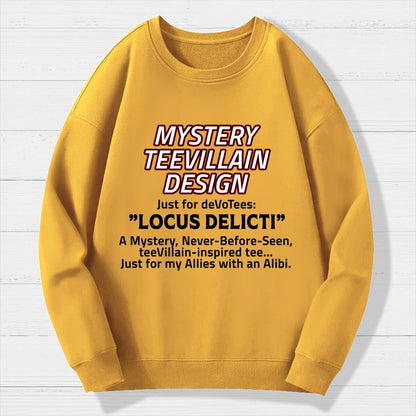 Locus Delicti Geek Cotton Sweatshirt