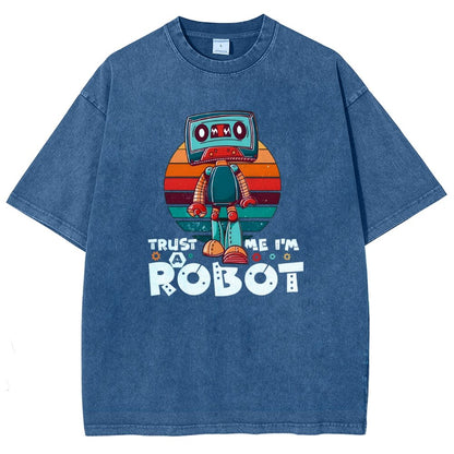 Trust Me I'm A Robot Vintage Distressed T-shirt