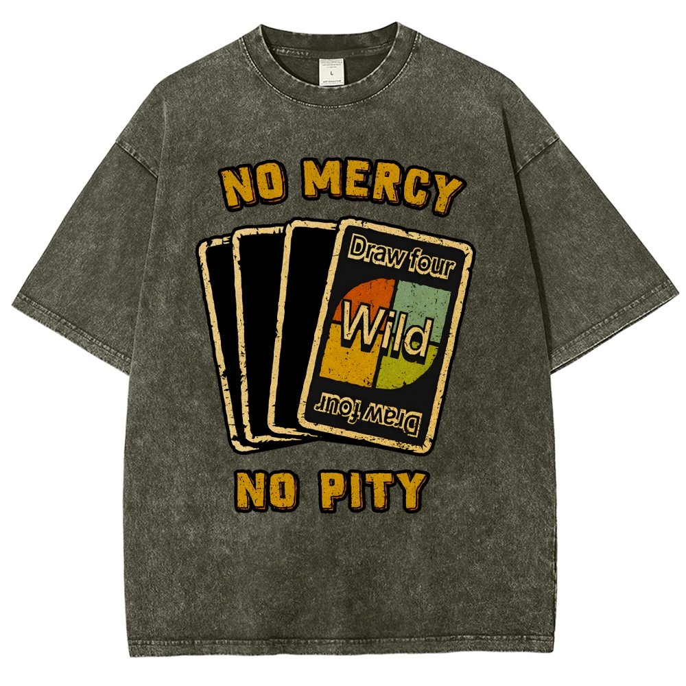No Mercy No Pity Vintage Distressed T-shirt