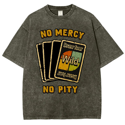No Mercy No Pity Vintage Distressed T-shirt