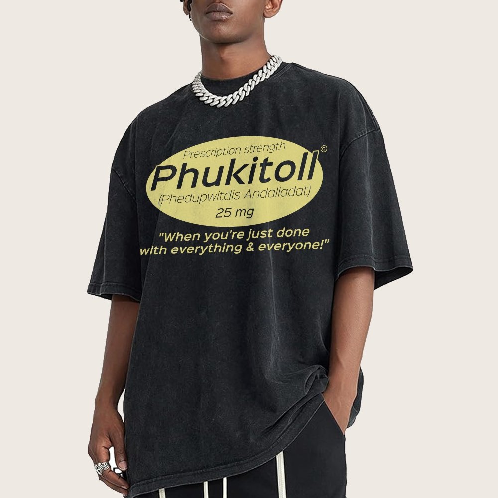 Prescription Strength Phukitoll Vintage Distressed T-shirt