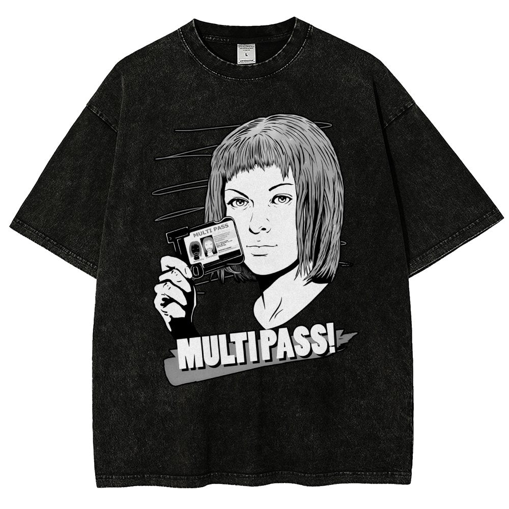 MULTIPASS! Vintage Distressed T-shirt