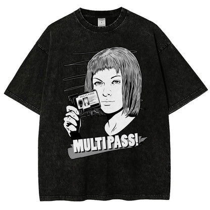 MULTIPASS! Vintage Distressed T-shirt