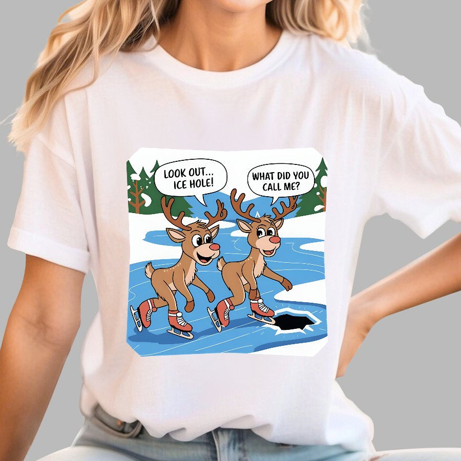 Look Out..Ice Hole, What Did You Call Me Funny Geek T-Shirt