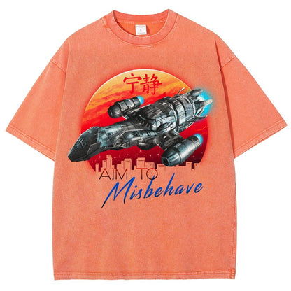 Watch How I Soar Vintage Distressed T-shirt