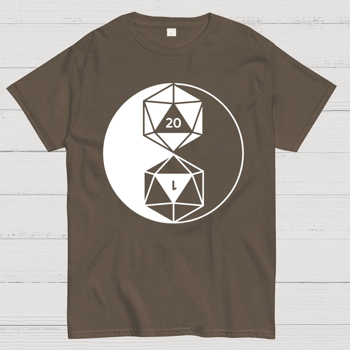 Dice Yin Yang Geek T-Shirt