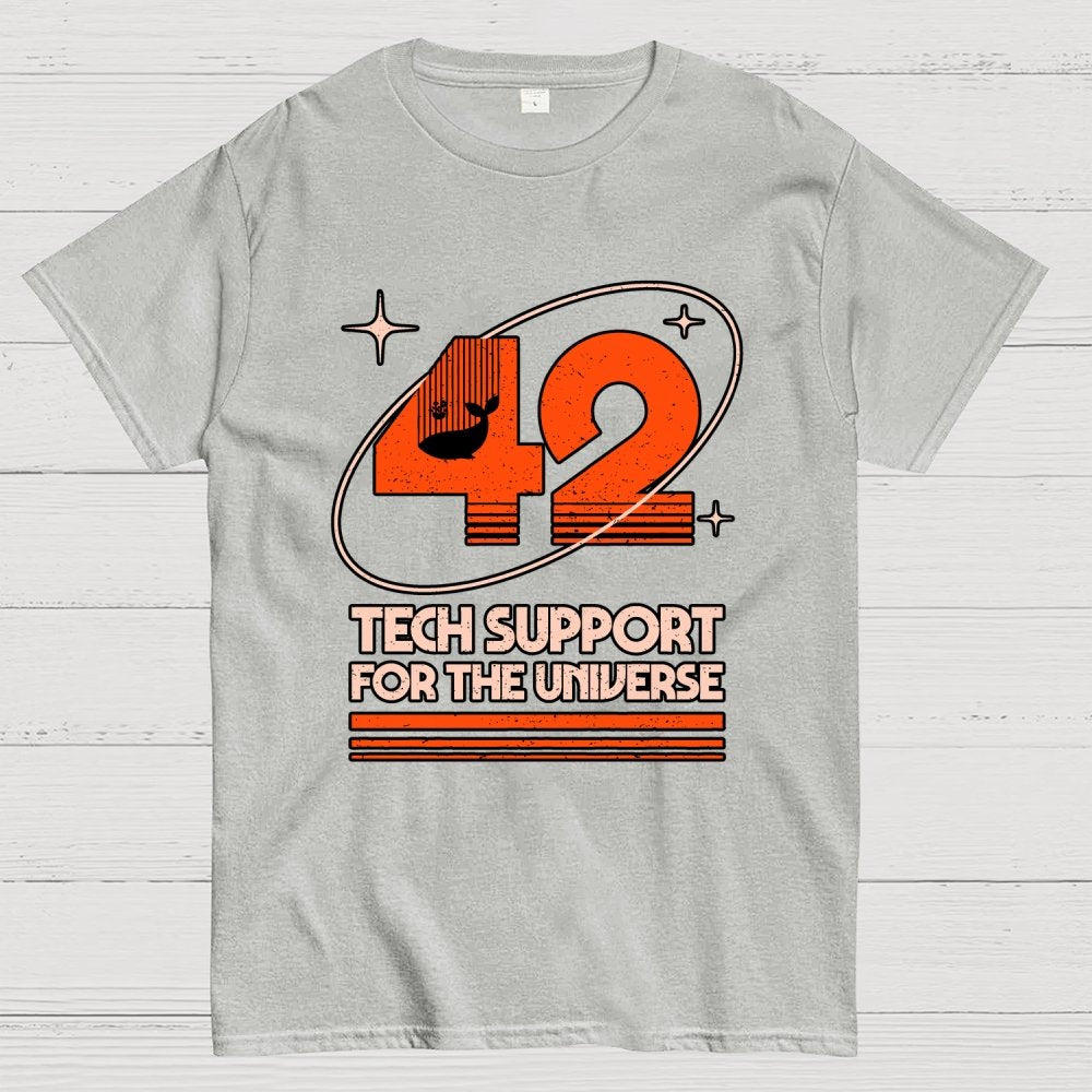 42 - Tech Support For The Universe Geek T-Shirt