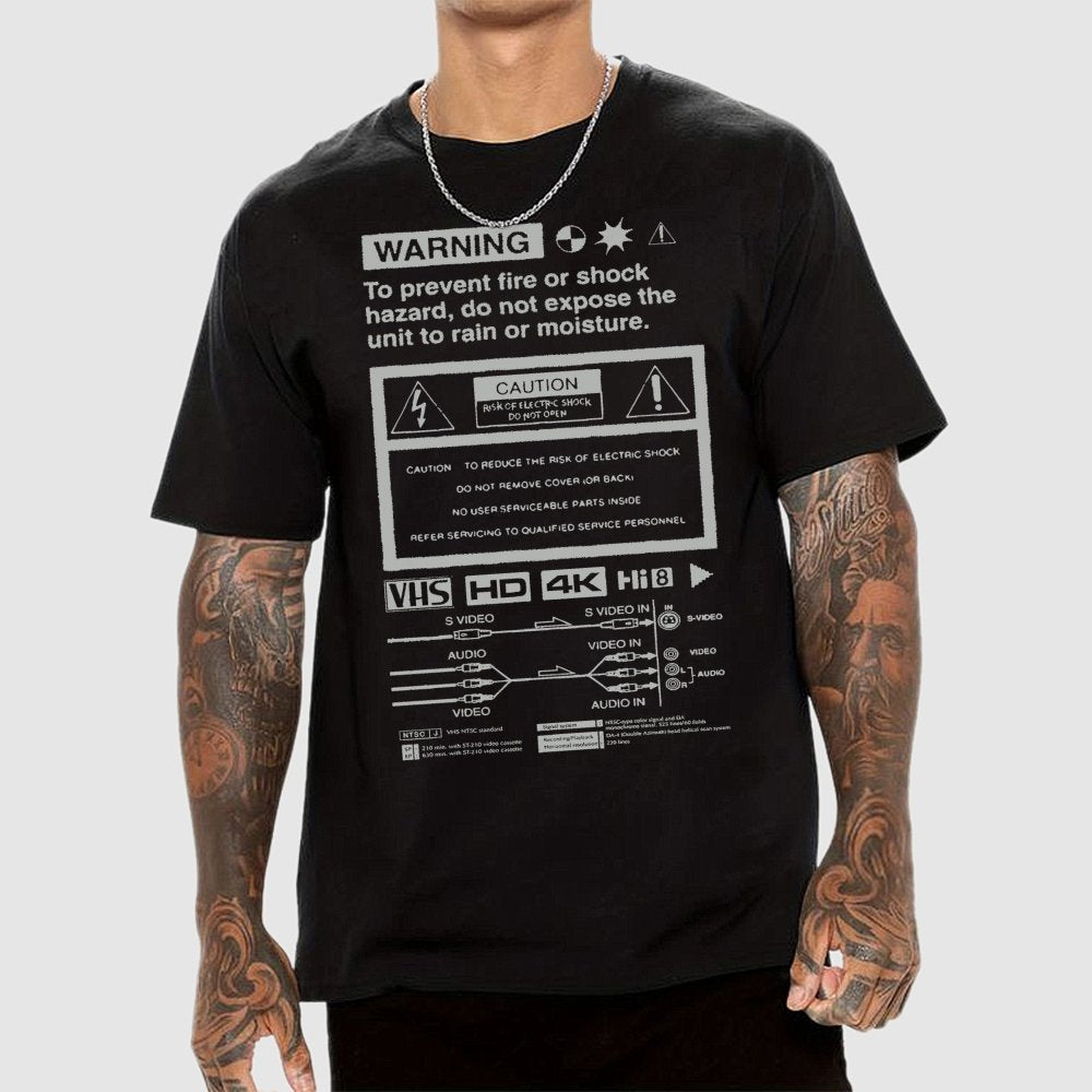 VCR Danger Geek T-Shirt
