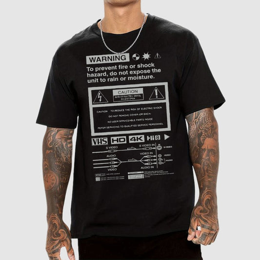 VCR Danger Geek T-Shirt