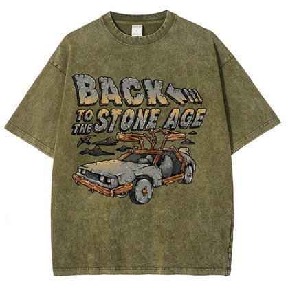 STONE AGE Vintage Distressed T-shirt