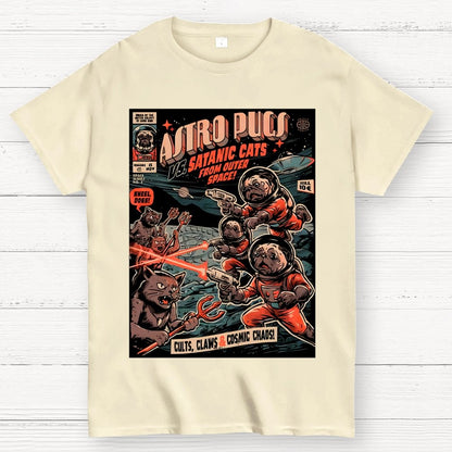 Astro Pugs Geek T-Shirt