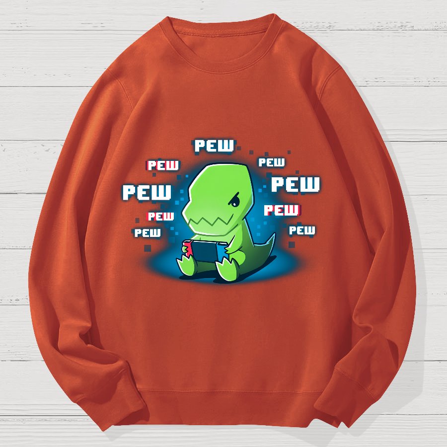 Velociraptor Geek Cotton Sweatshirt
