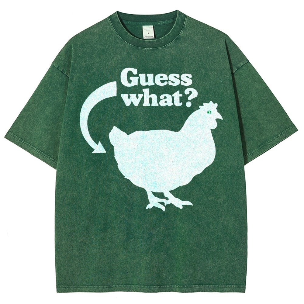 Chicken Butt Vintage Distressed T-shirt