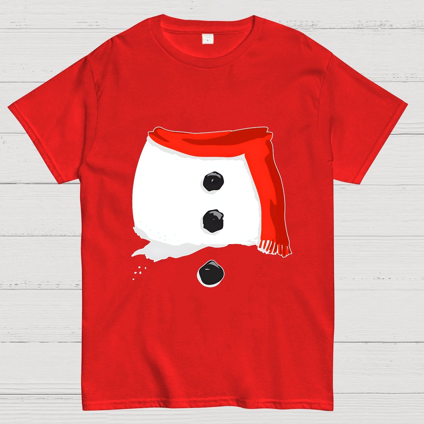 Snowman Christmas Geek T-Shirt