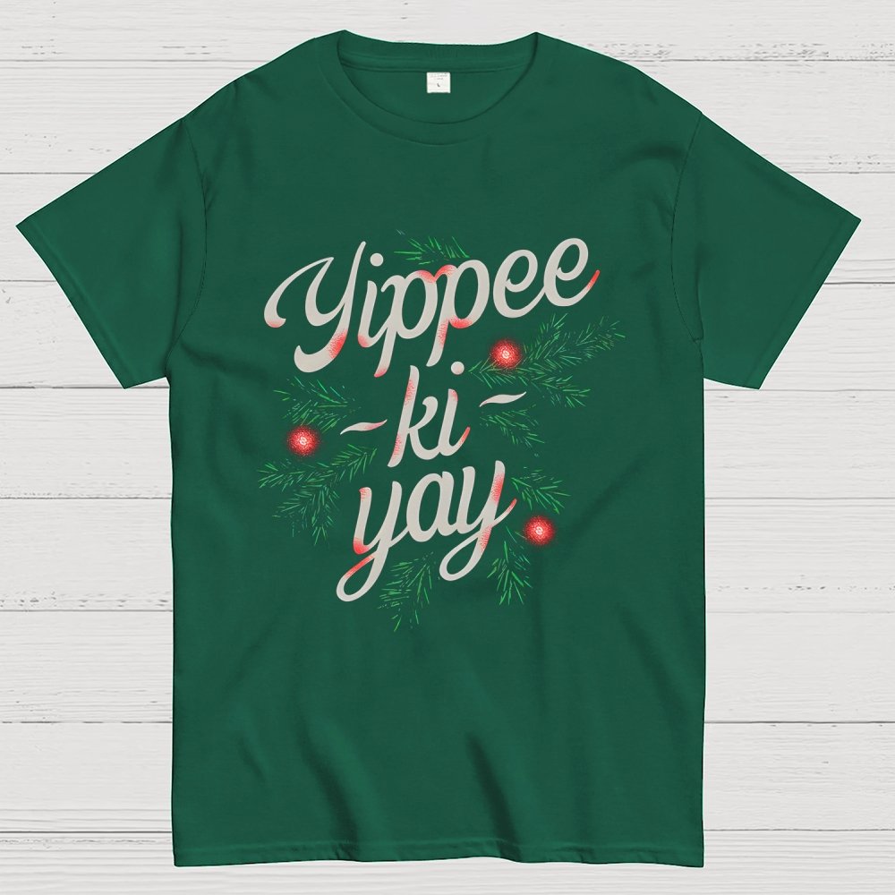 Yippee-Ki-Yay Mother   F***er！Front And Back Printing Geek T-Shirt