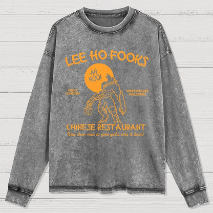 Lee Ho Fooks Chinese Restaurant Washed Long Sleeve Tee